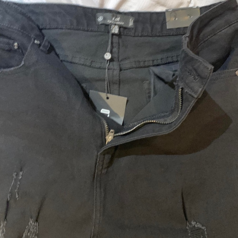 Missguided Comfort Stretch Mom Distress Jean